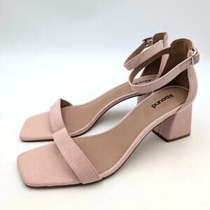 Abound Finn Ankle Strap Heel Sandal Open Toe Women's Pink Size US10M EU40.5